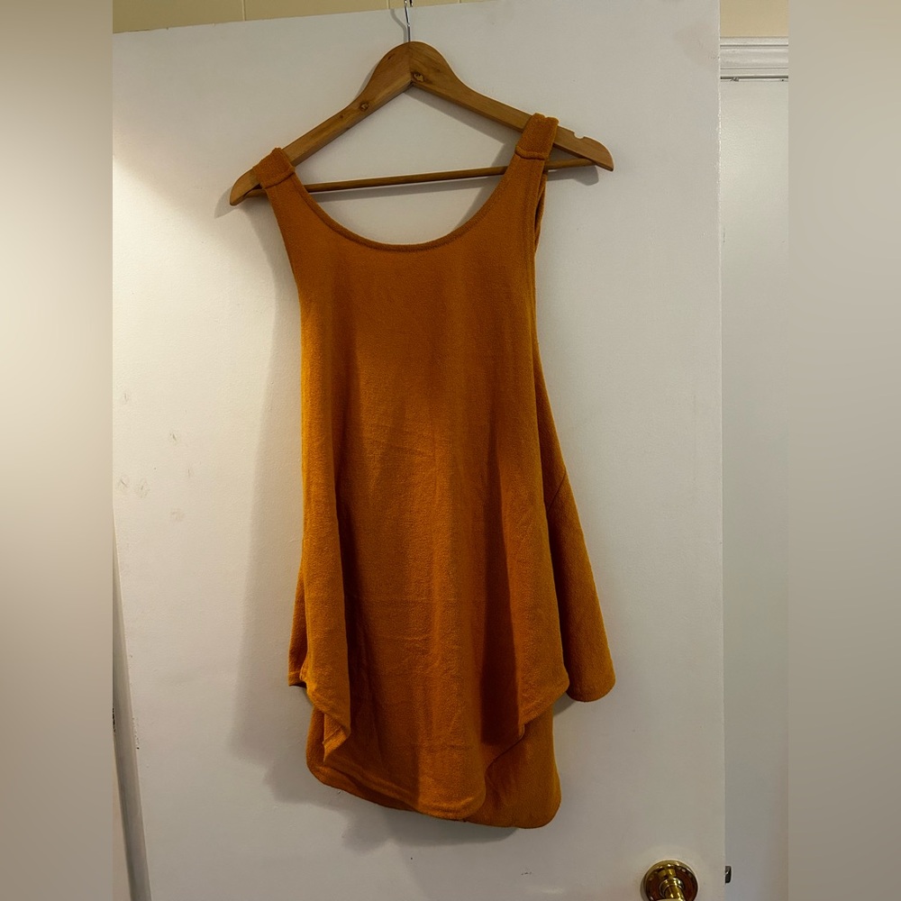Free People Orange Jumpsuit